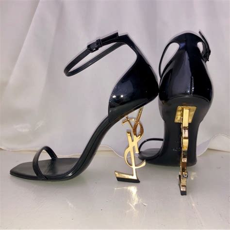 ysl shoes opium gold|ysl heels price.